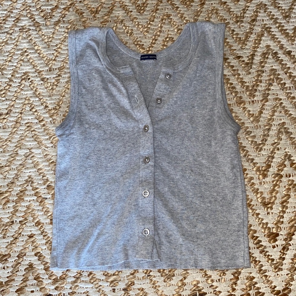 Heather Grey Brandy Tank